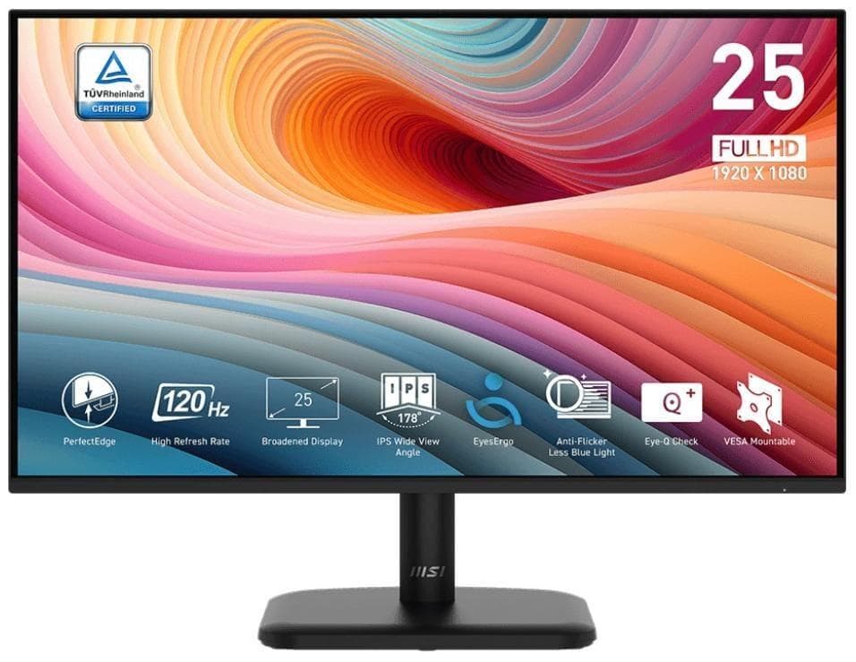 Монітор 24.5" MSI PRO MP251L E2 1920x1080 (FullHD) IPS 120 Hz