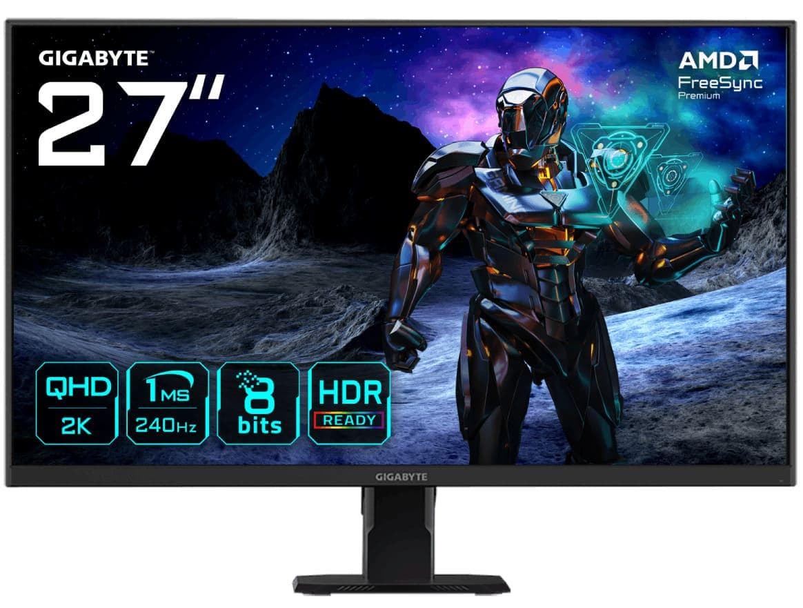 Монітор 27" Gigabyte GS27Q X 2560x1440 (QHD, 2K) IPS 240/250 Hz