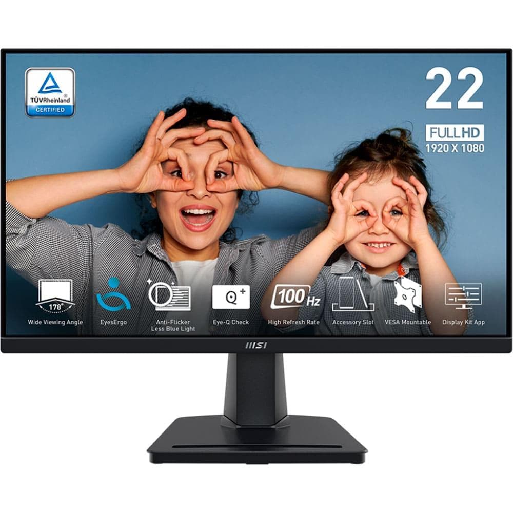 Монітор 21.45" MSI PRO MP225V 1920x1080 (FullHD) VA 100 Hz