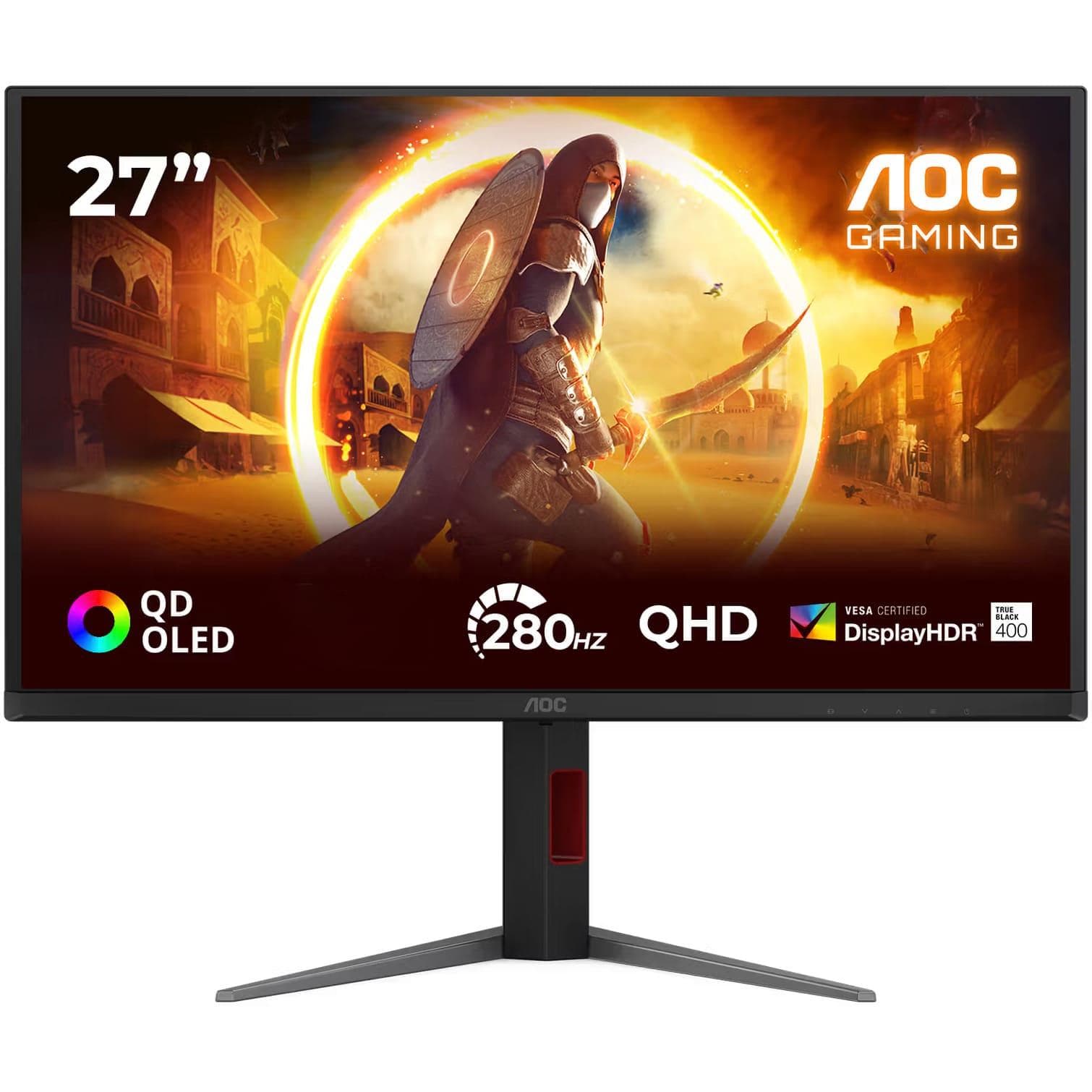 Монітор 27" AOC Q27G4ZD 2560x1440 (QHD, 2K) QD-OLED 280 Hz