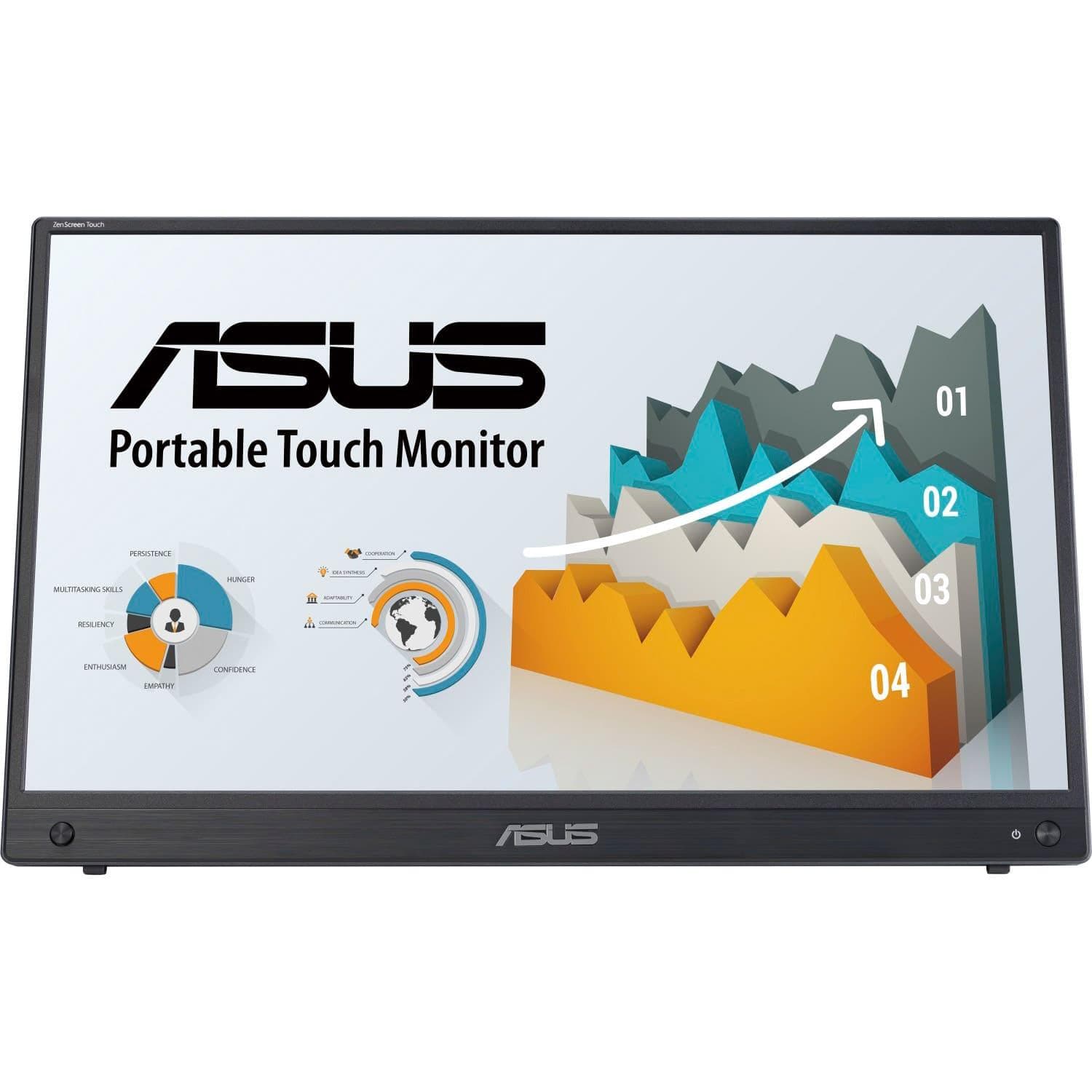 Монітор 15.6" Asus ZenScreen MB16AHT Touch Portable 1920x1080 (FullHD) IPS 60 Hz