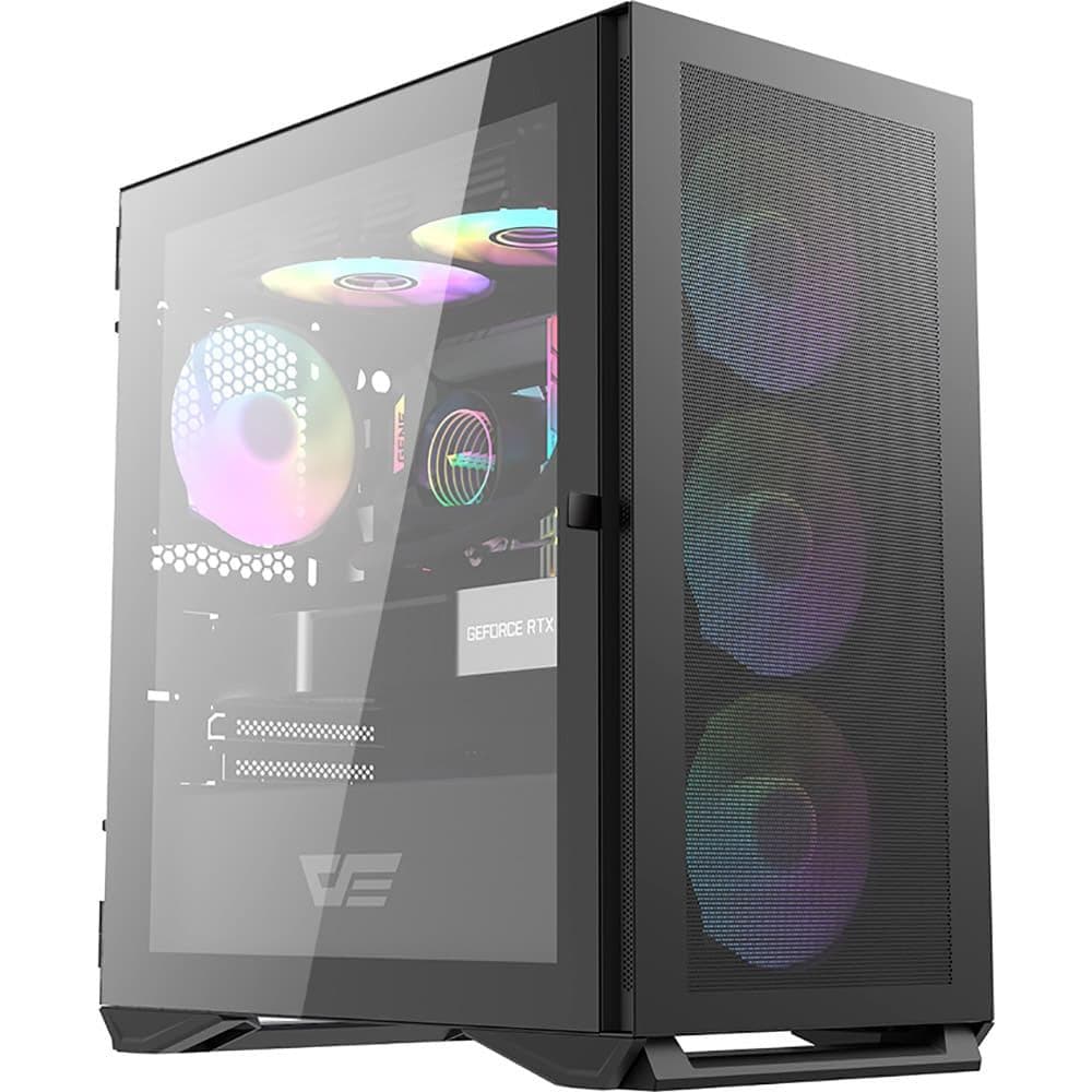 Корпус DARKFLASH DLM200 BLACK mATX