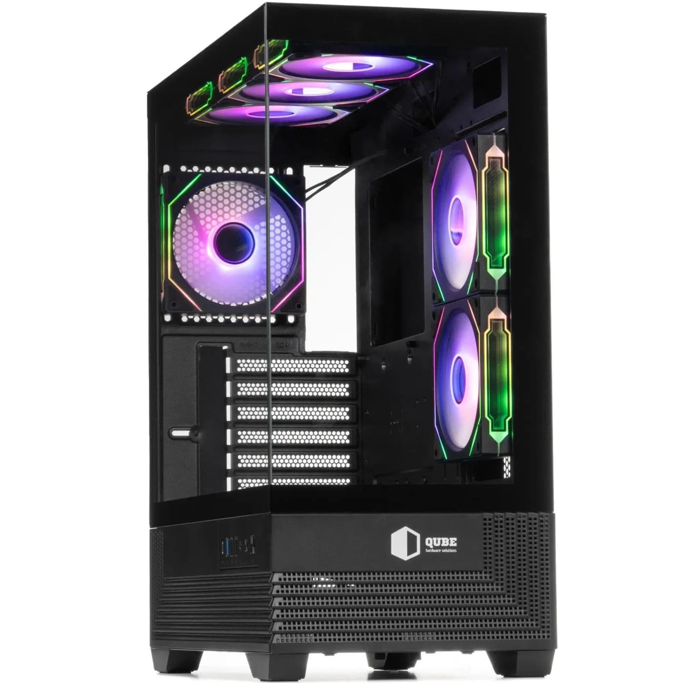 Корпус QUBE FORT ARGB Black (FORT_GBNU3)