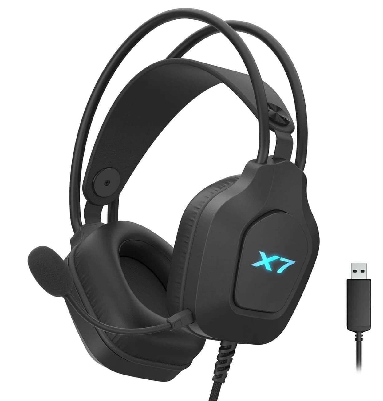 Ігрова гарнітура A4-Tech XH-200 USB Black