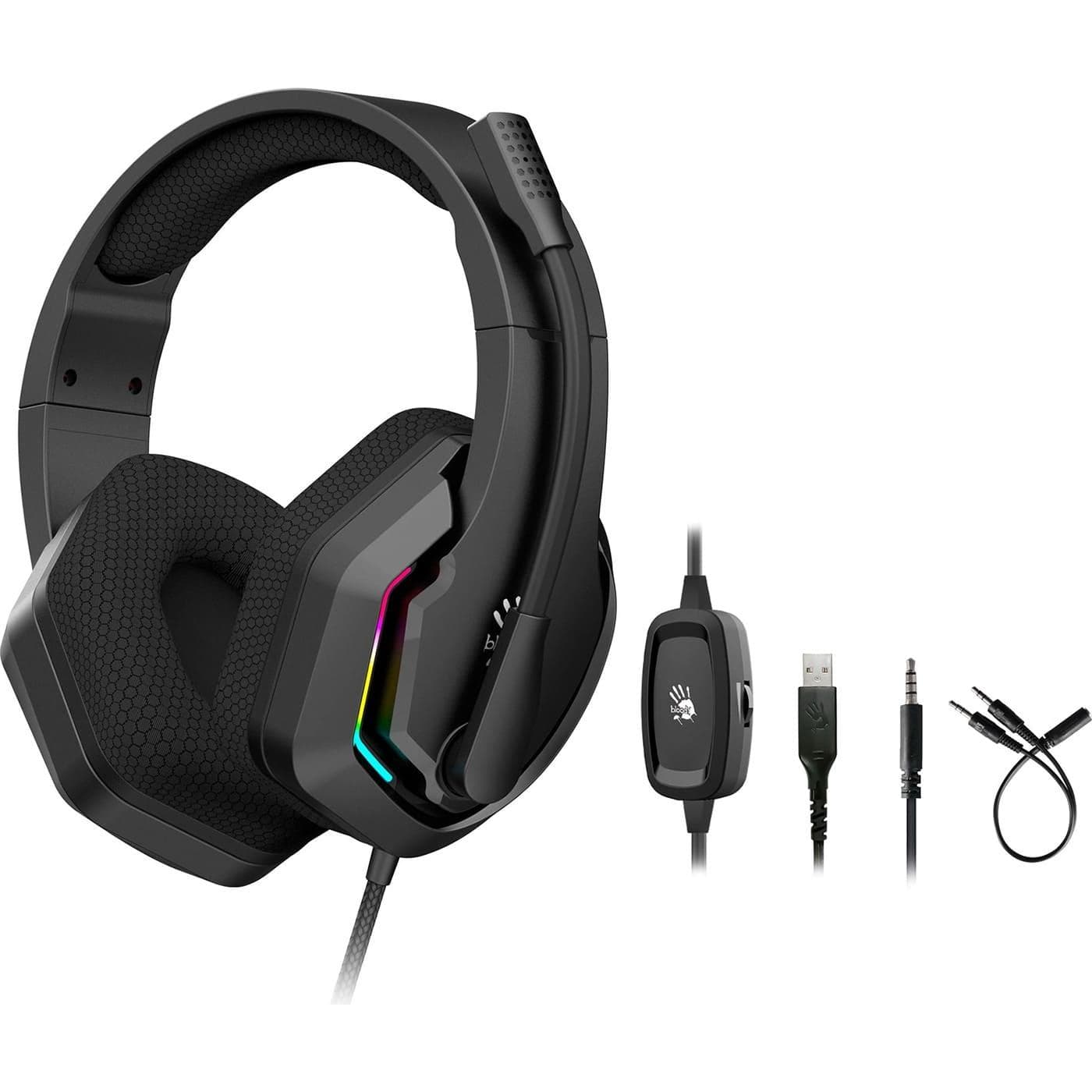Ігрова гарнітура A4Tech Bloody G260p USB Black