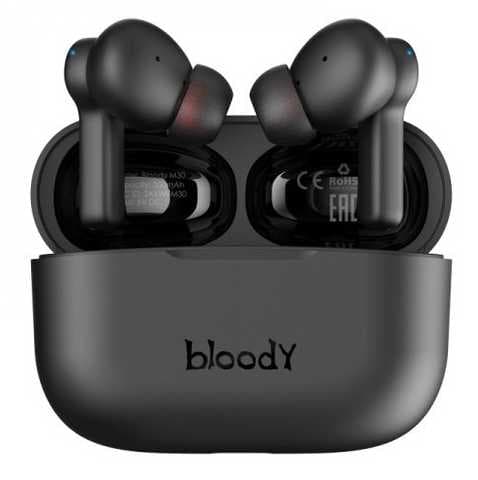 Навушники TWS A4Tech Bloody M30 Black Red