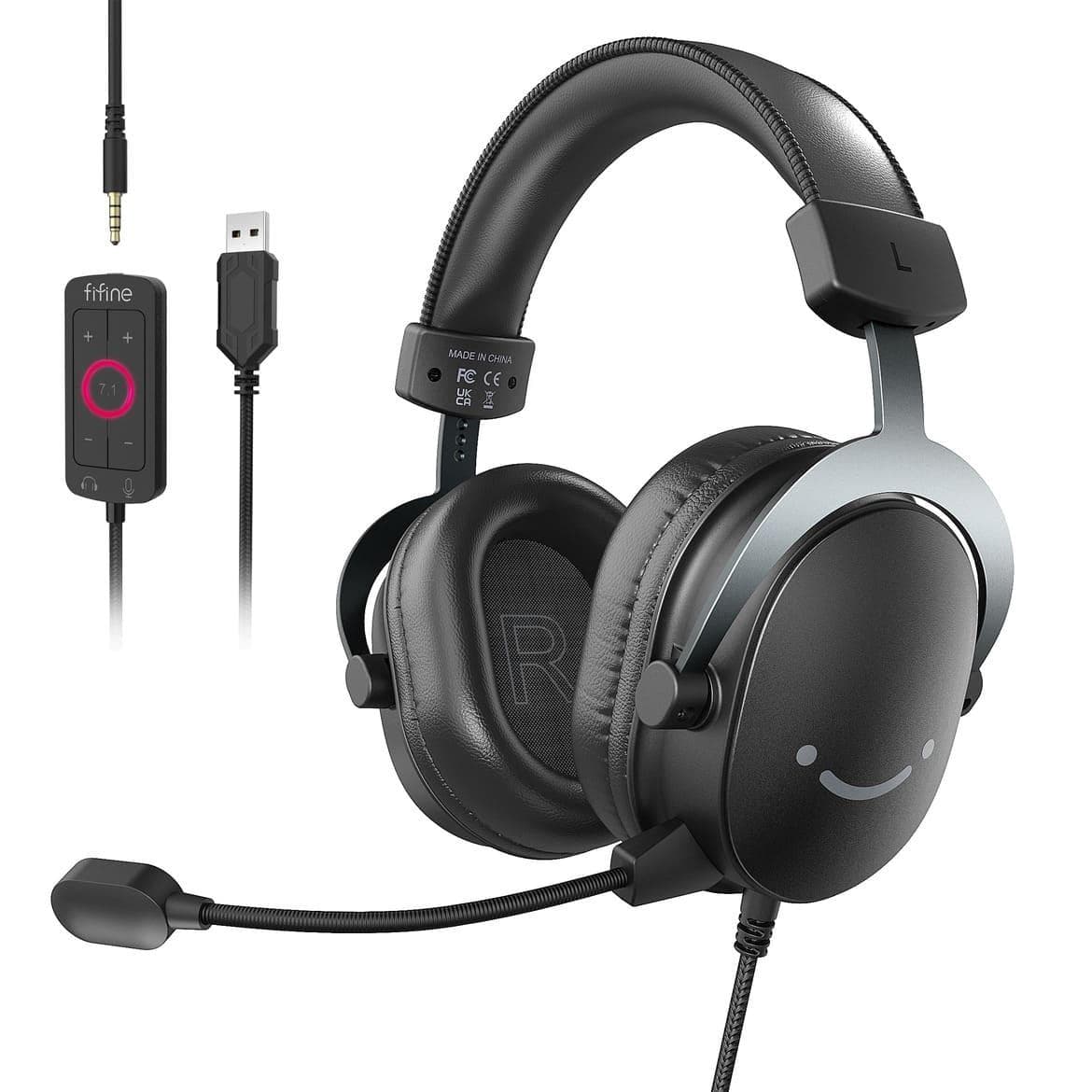 Ігрова гарнітура Fifine H9 Black
