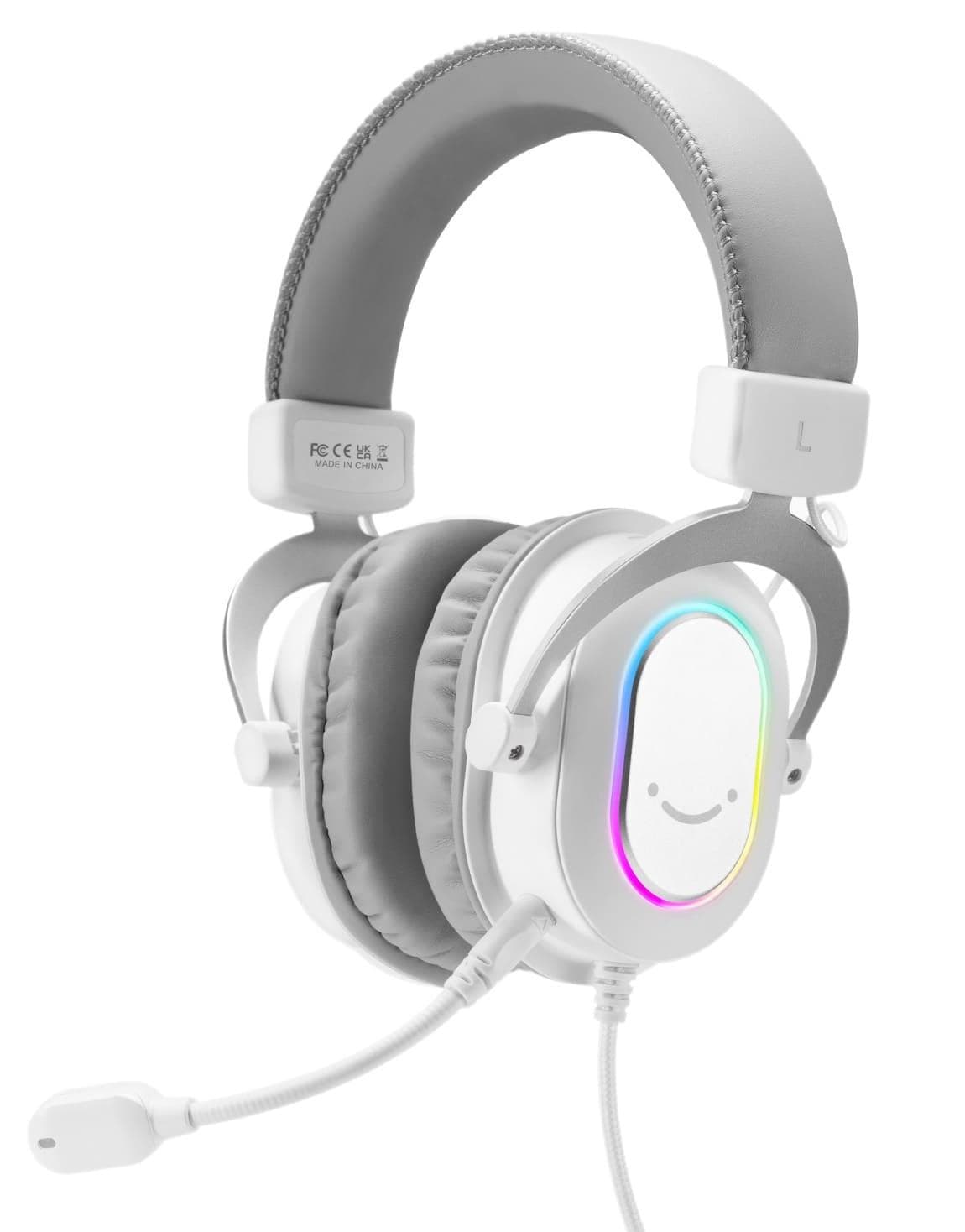 Ігрова гарнітура Fifine H6 RGB White