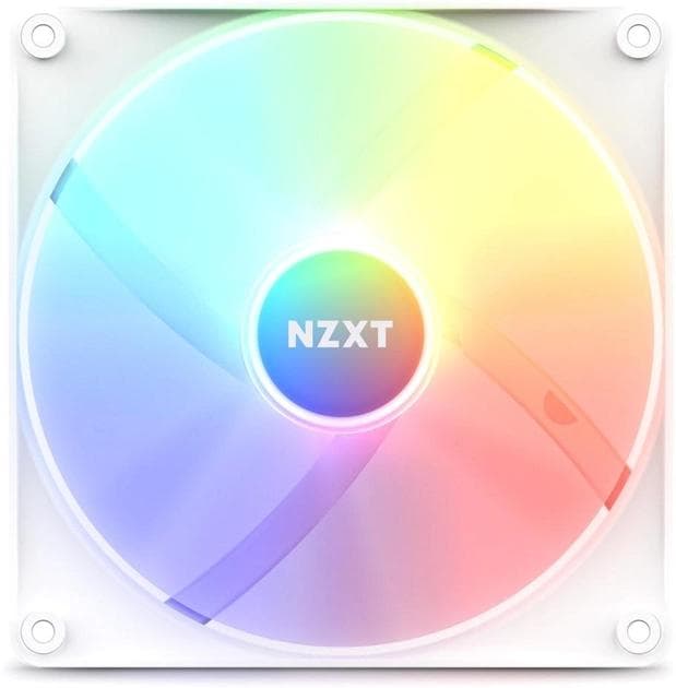Вентилятор NZXT, F140RGB Core - 140mm - Hub-mounted RGB Fans-Single (White)