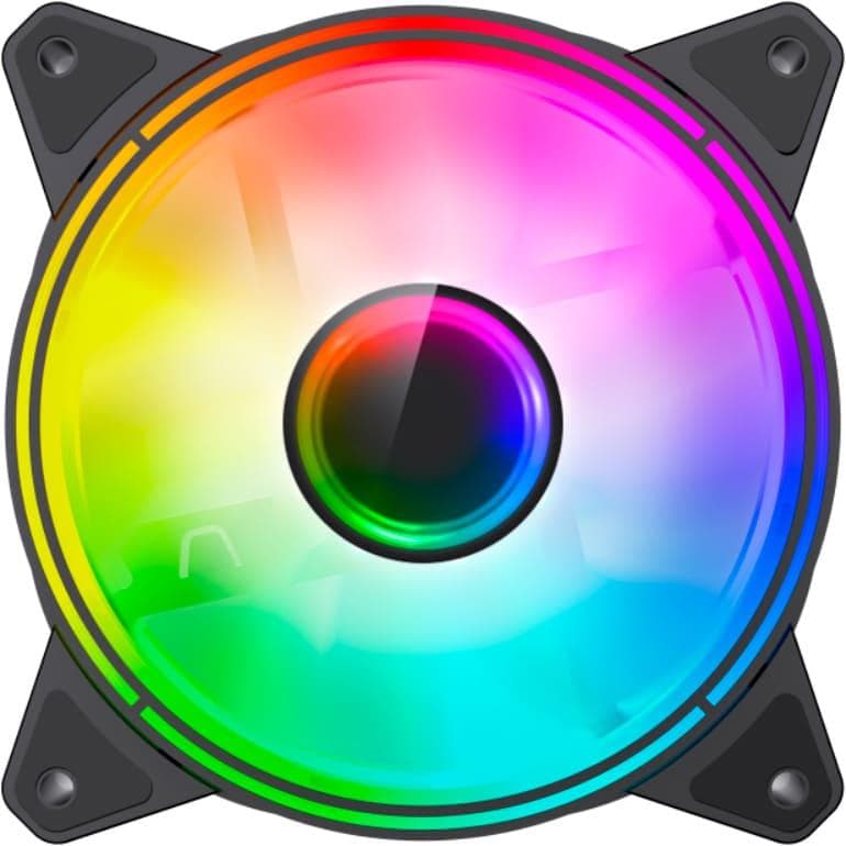 Вентилятор GameMax 120мм FN-12Rainbow-Q-Infinity