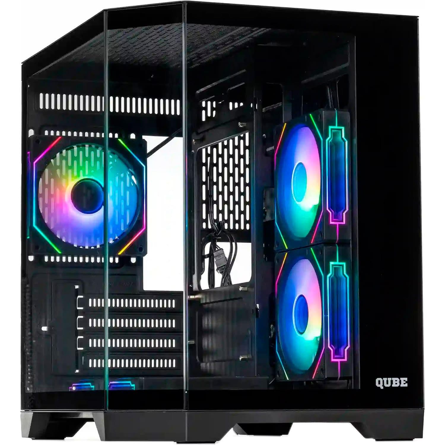 Корпус QUBE CRYSTAL ARGB Black (CRYSTAL_GBNU3)