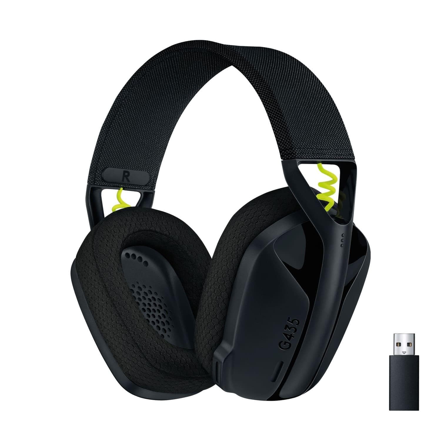 Ігрова гарнітура LOGITECH G435 Lightspeed Wireless (981-001050) Black