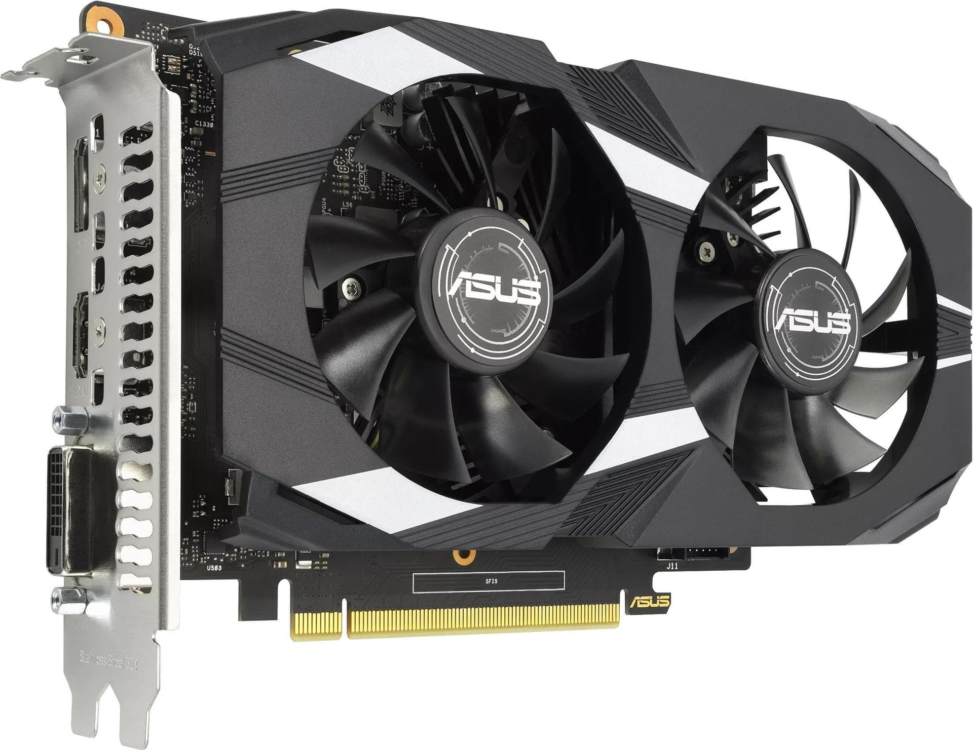 Asus GTX 1650 4Gb DUAL OC D6 V2 (DUAL-GTX1650-O4GD6-P-V2)