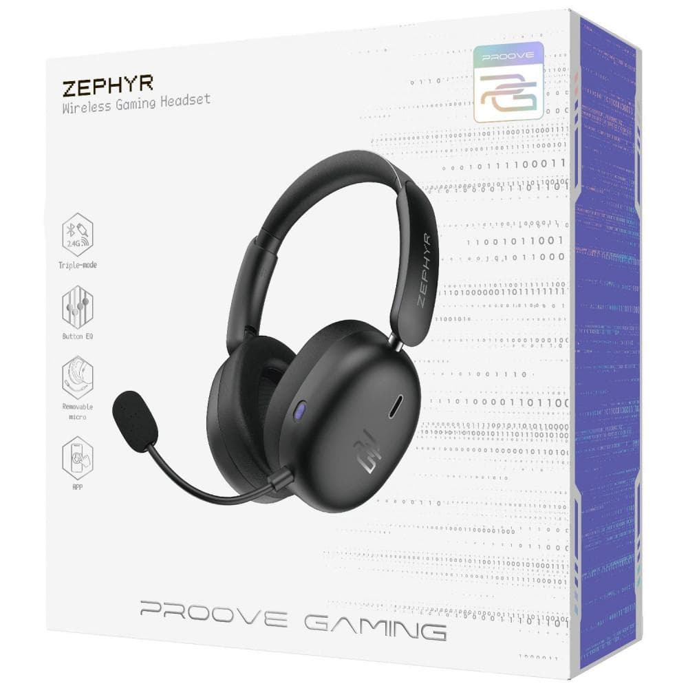 Ігрова Гарнітура Proove Gaming Zephyr (APP) Black Purple