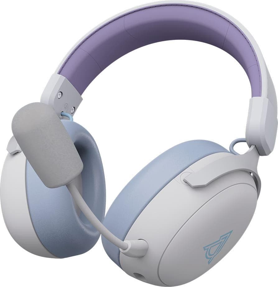 Ігрова гарнітура Ajazz AHM08 MAX Purple White Blue (AHM08-MAX-PWB)