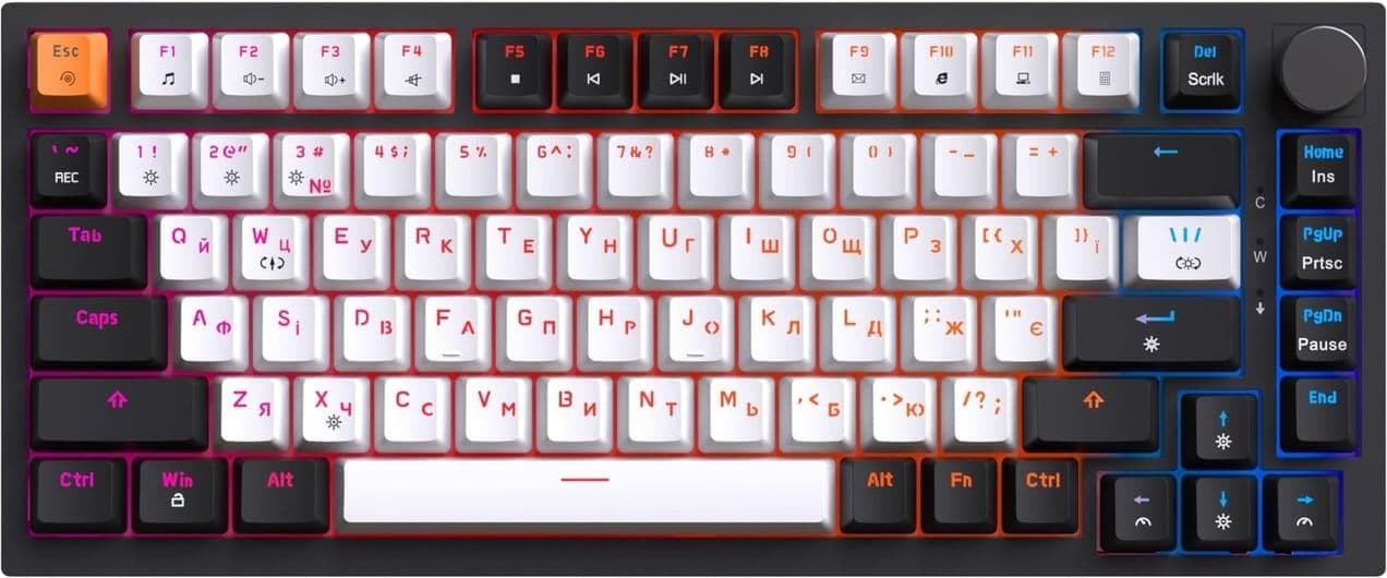 Клавіатура GamePro MK160B Outemu Red Hot-Swap RGB USB Black