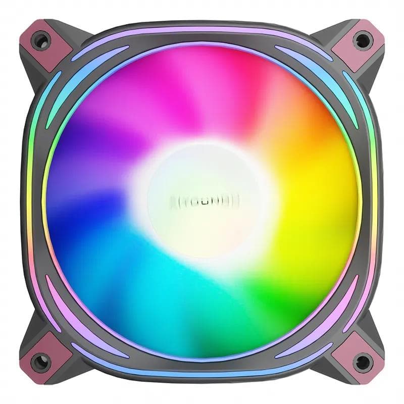 Кулер для корпуса Aigo Z12 Black Reverse ARGB
