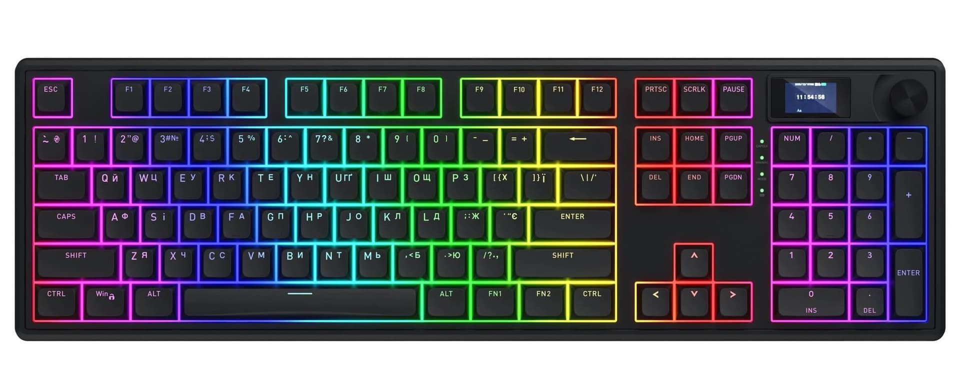 Клавіатура HATOR Skyfall 100 PRO Silent Switches Wireless (HTK4101UA) Black