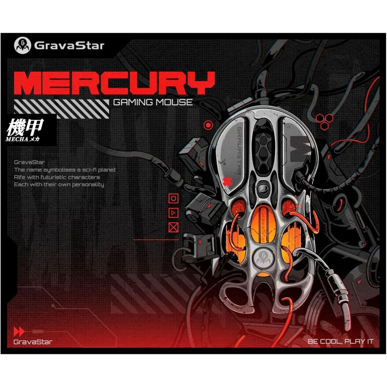 Ігрова поверхня GravaStar Mini Mouse Pad, M (300x250x3мм), багатокольоровий