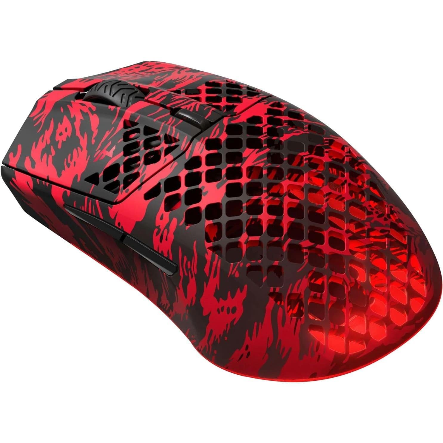 Миша SteelSeries Aerox 3 Wireless, RGB, 18000dpi., 6кн., Faze Clan Edition