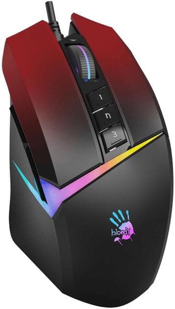 Миша A4Tech Bloody W60 Max USB Gradient Red