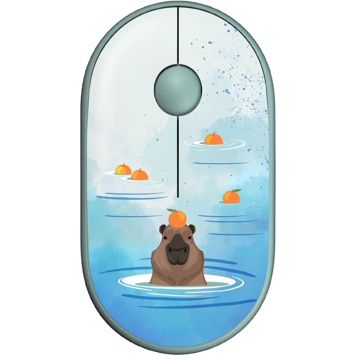 Миша 2E MF300 CAPYBARA:TANGERINE Silent WL BT, зелений