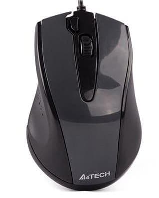 Миша A4TECH N-500F USB Glossy Grey
