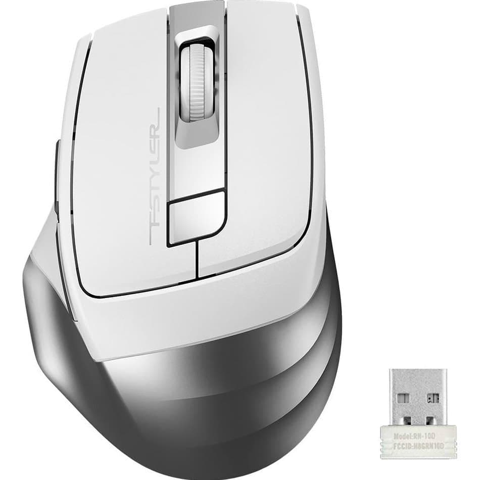 Миша A4Tech Fstyler FG35S Silence Silver