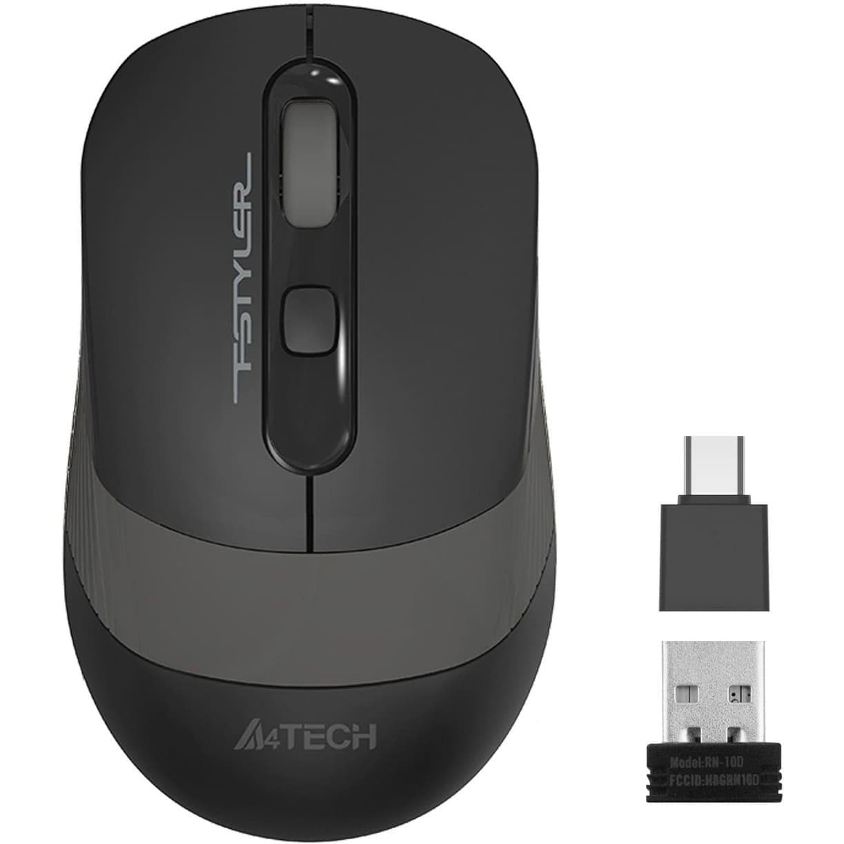 Миша A4TECH Fstyler FB10CS Wireless Stone Grey