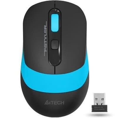 Миша A4TECH Fstyler FG10 Wireless Black/Blue