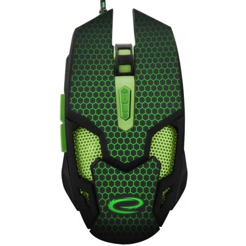 Миша Esperanza EGM207G Cobra USB Black-Green