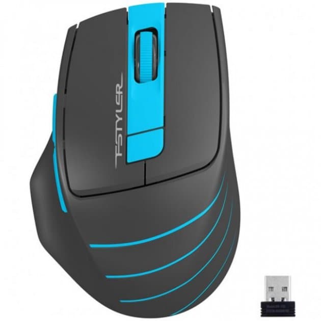 Миша A4TECH Fstyler FG30 Wireless Black/Blue