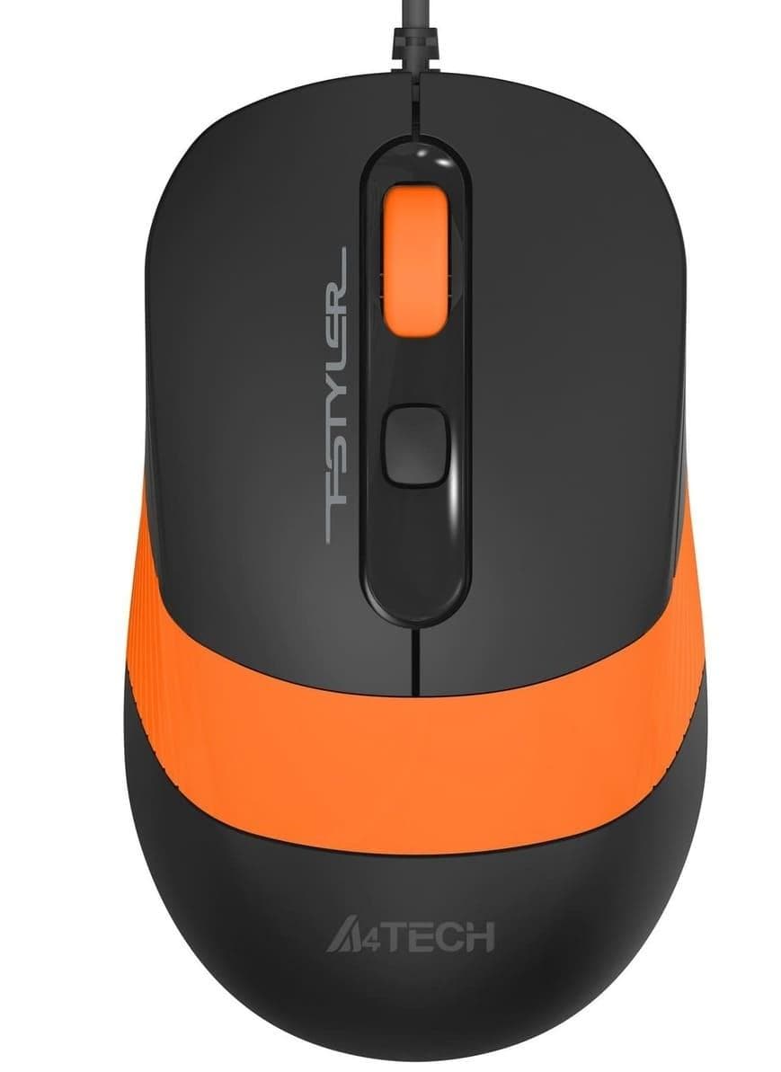 Миша A4TECH Fstyler FM10S USB Black/Orange