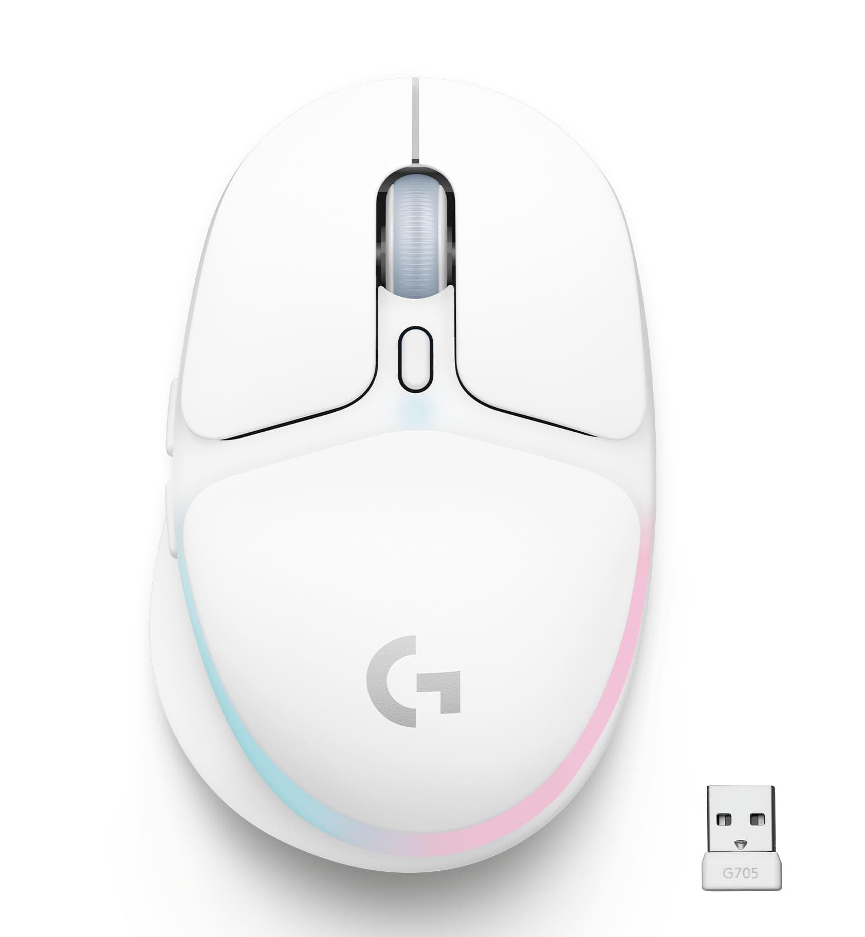 Миша LOGITECH G705 LIGHTSPEED Wireless (910-006367) White