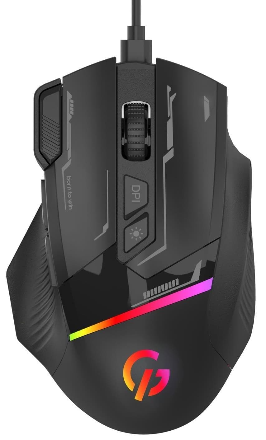 Миша GamePro GM300B RGB USB Black
