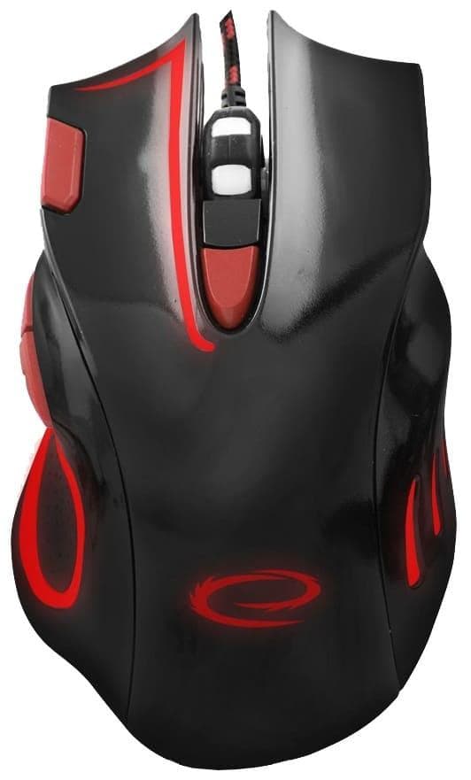 Миша Esperanza MX401 Hawk USB Black-Red (EGM401KR)