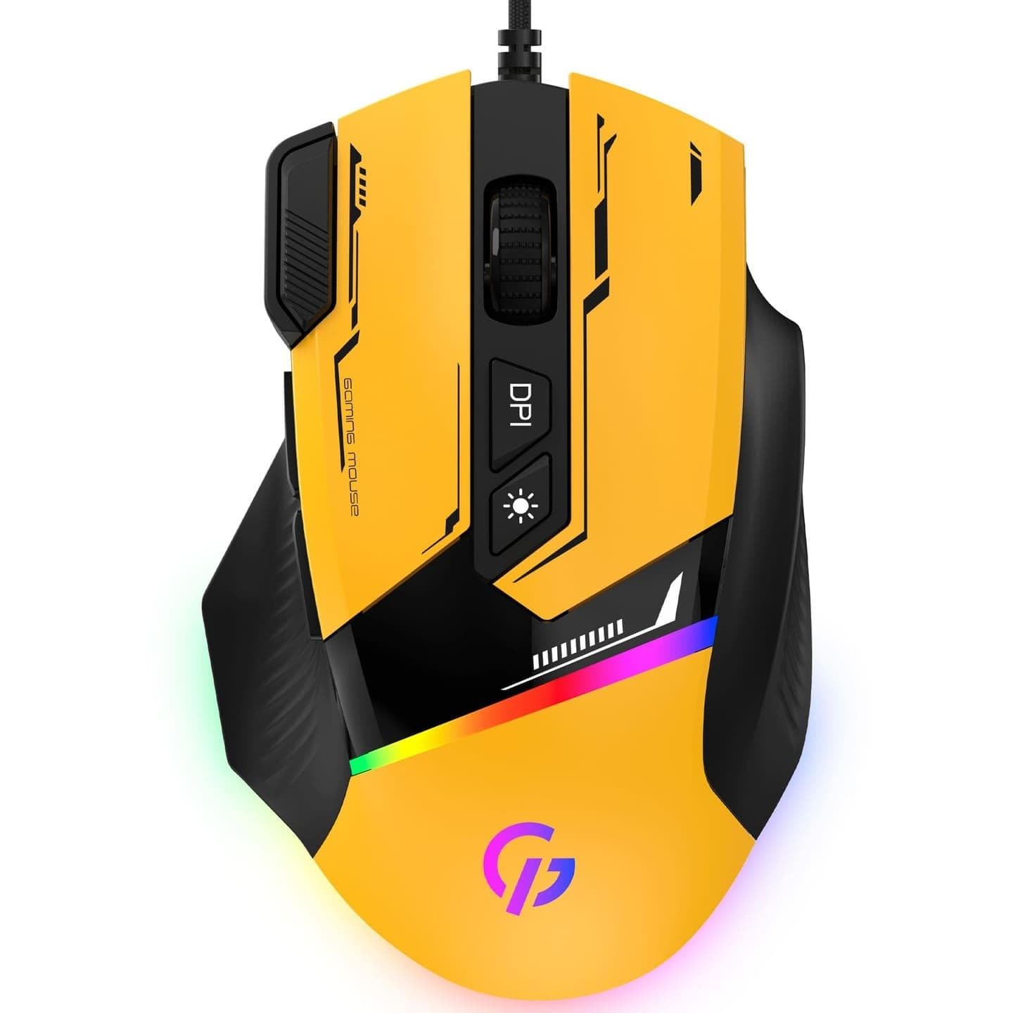Миша GamePro GM300Y RGB USB Yellow