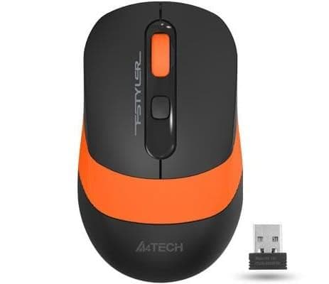 Миша A4TECH Fstyler FG10 Wireless Black/Orange