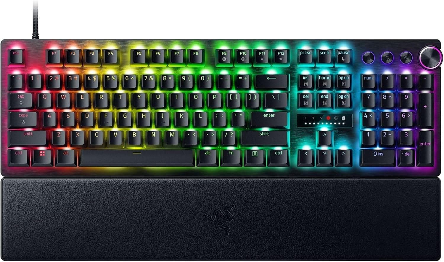 Клавіатура Razer Huntsman V3 Pro 8KHz 104key Analog Optical Switch Gen-2 USB-A EN RGB Black
