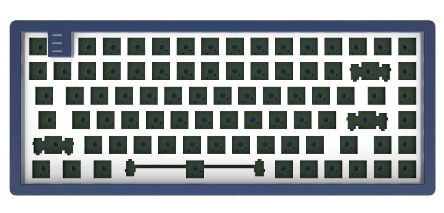 Основа для клавіатури DARK PROJECT KD83A LTD Aluminum Barebones (KB-CST-831-502224) Темно-синя
