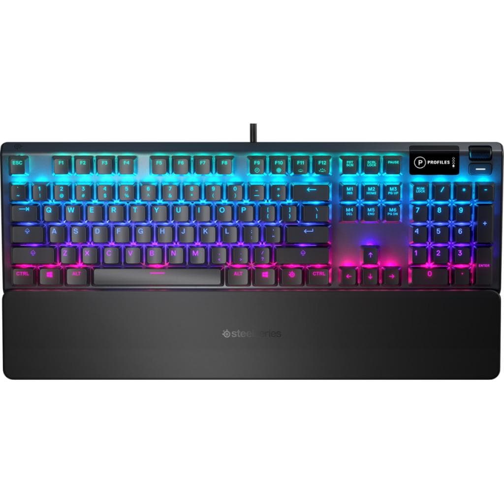Клавіатура SteelSeries Apex 5 Hybrid Mechanical RGB Switch (64532) USB Black