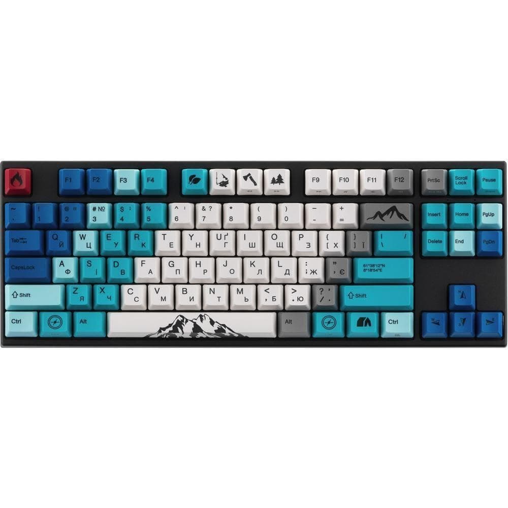 Клавіатура Varmilo APG87 Summit R1 K-Prestige Silent WL/USB-A White Led