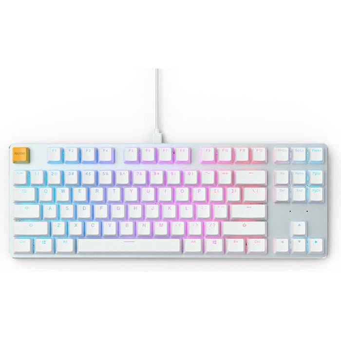 Клавіатура Glorious GMMK TKL Gateron Brown Switches (GLO-GMMK-TKL-BRN-W) White