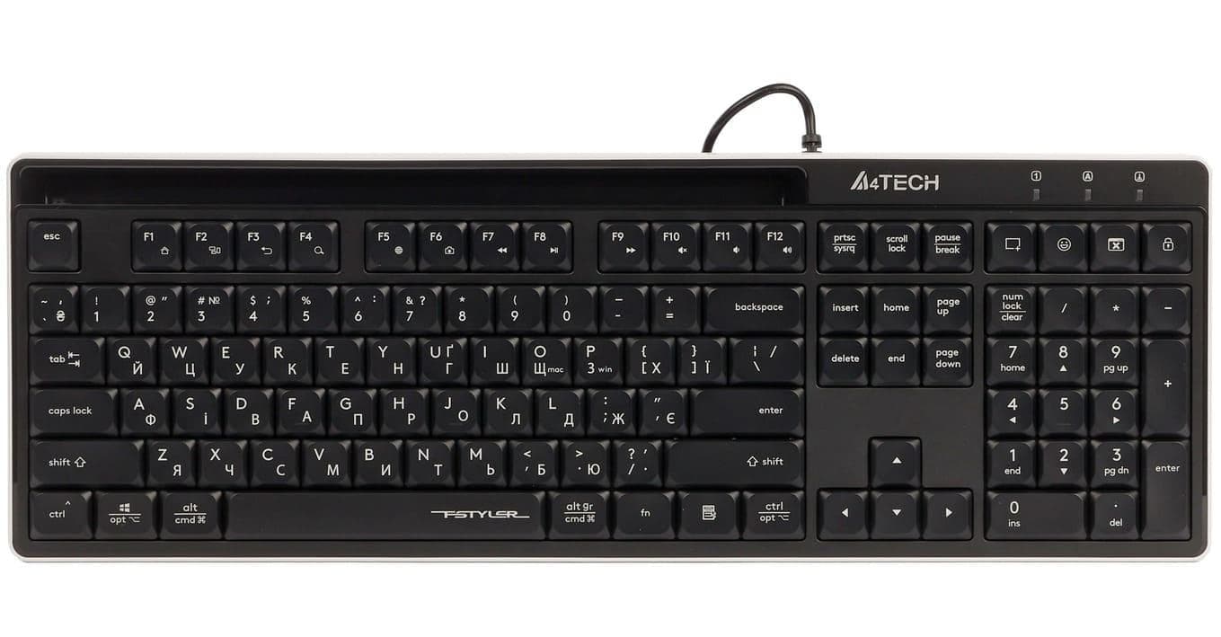 Клавіатура A4Tech Fstyler FX72 USB Black