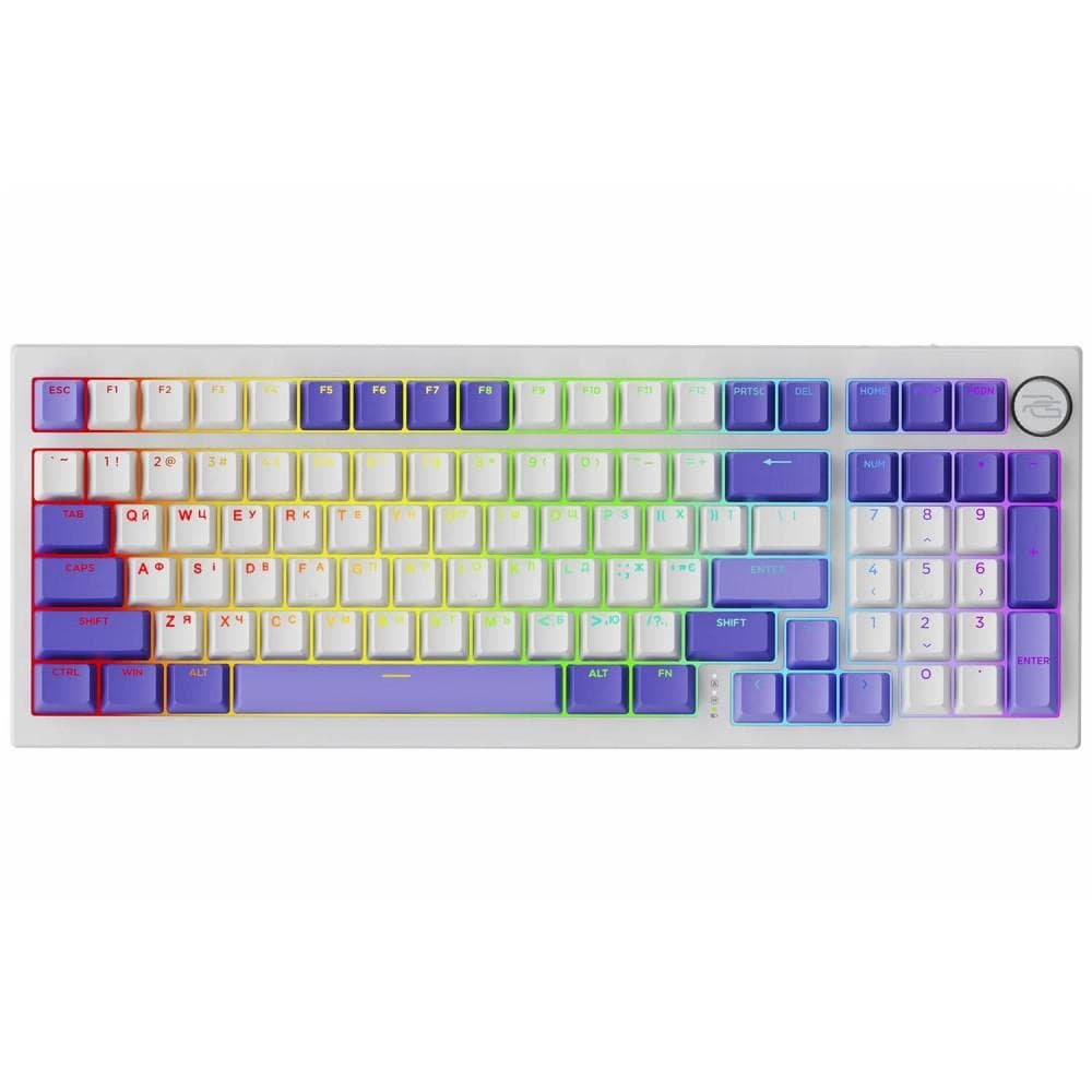Клавіатура Proove Gaming Slicker Special Edition (Ukraine Layout) White Purple