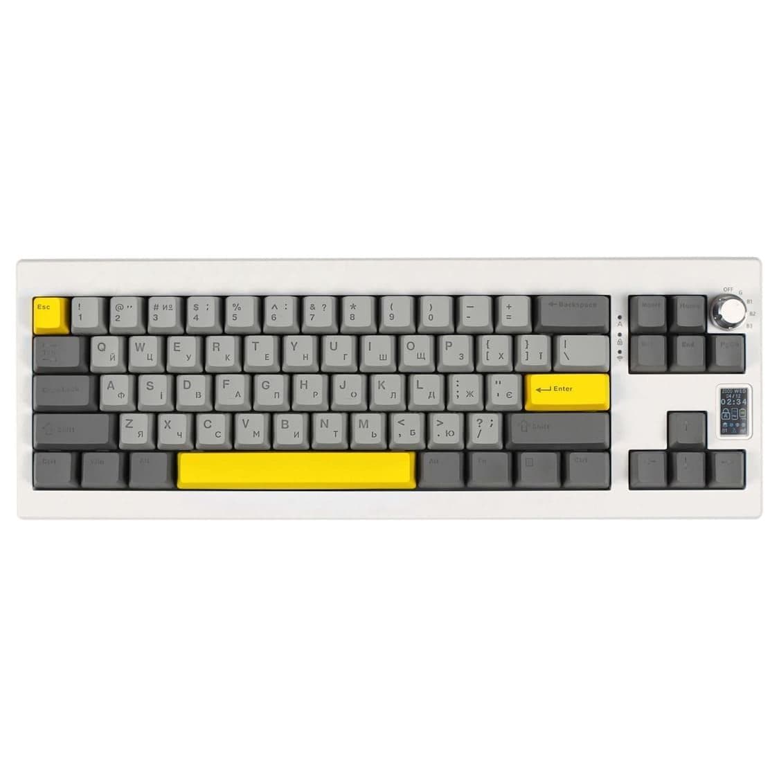 Клавіатура EPOMAKER Shadow-X Wisteria Linear White (SHX-W-WL)