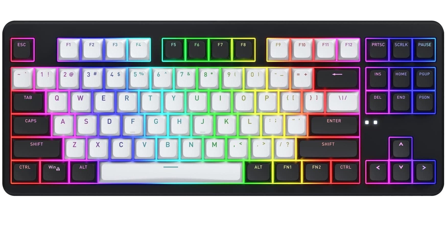 Клавіатура HATOR Rockfall 3 Mecha TKL Wireless Orange ENG ANSI (HTK850) Black