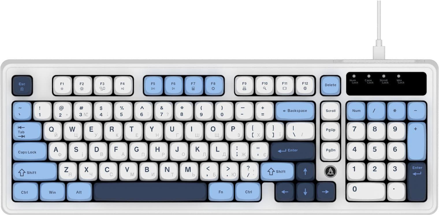 Клавіатура Ajazz AF98 Glacier Blue (AF98-GB)