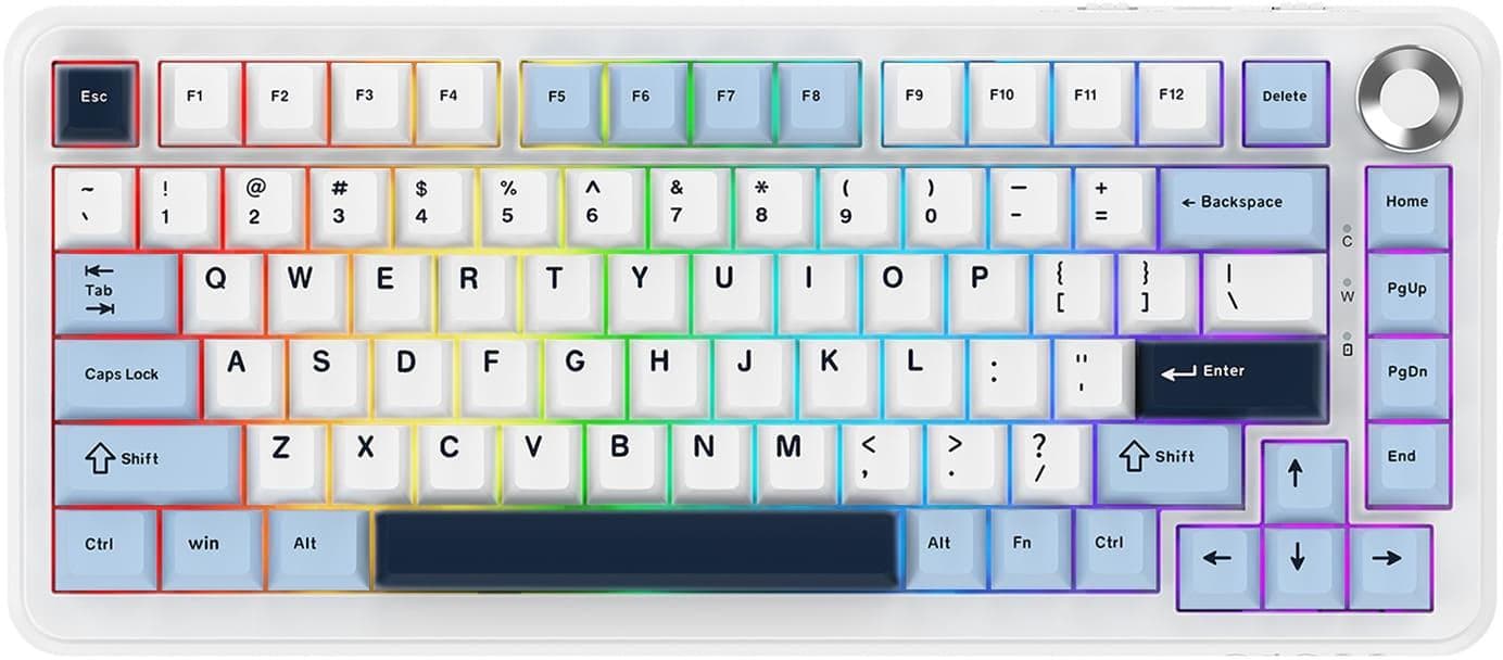 Клавіатура Ajazz AK820 MAX PLUS Daydream Switch Blue White Dark Blue 3