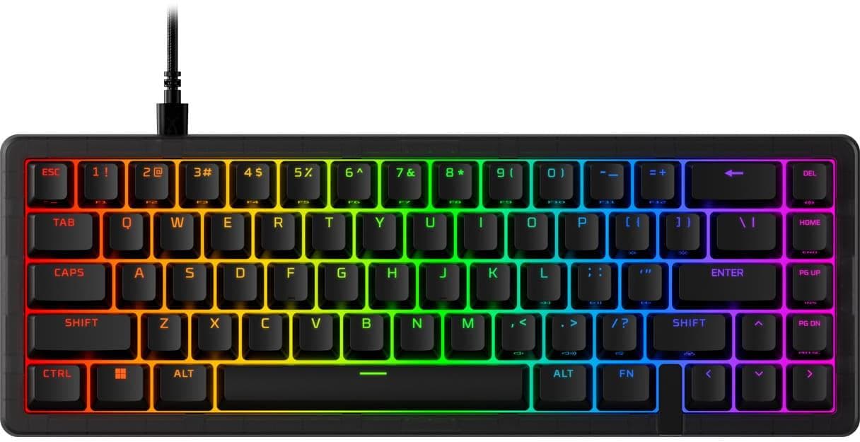 Клавіатура HyperX Alloy Origins 2 65key Red USB-A Hot-Swap EN/UA RGB Black